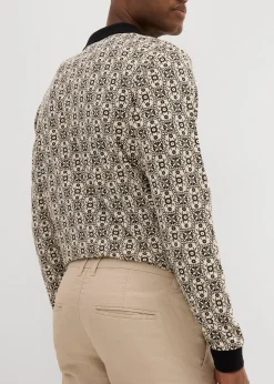 Homme bonprix Shorts|Pantalons|Bermuda chino en lin mélangé, Regular