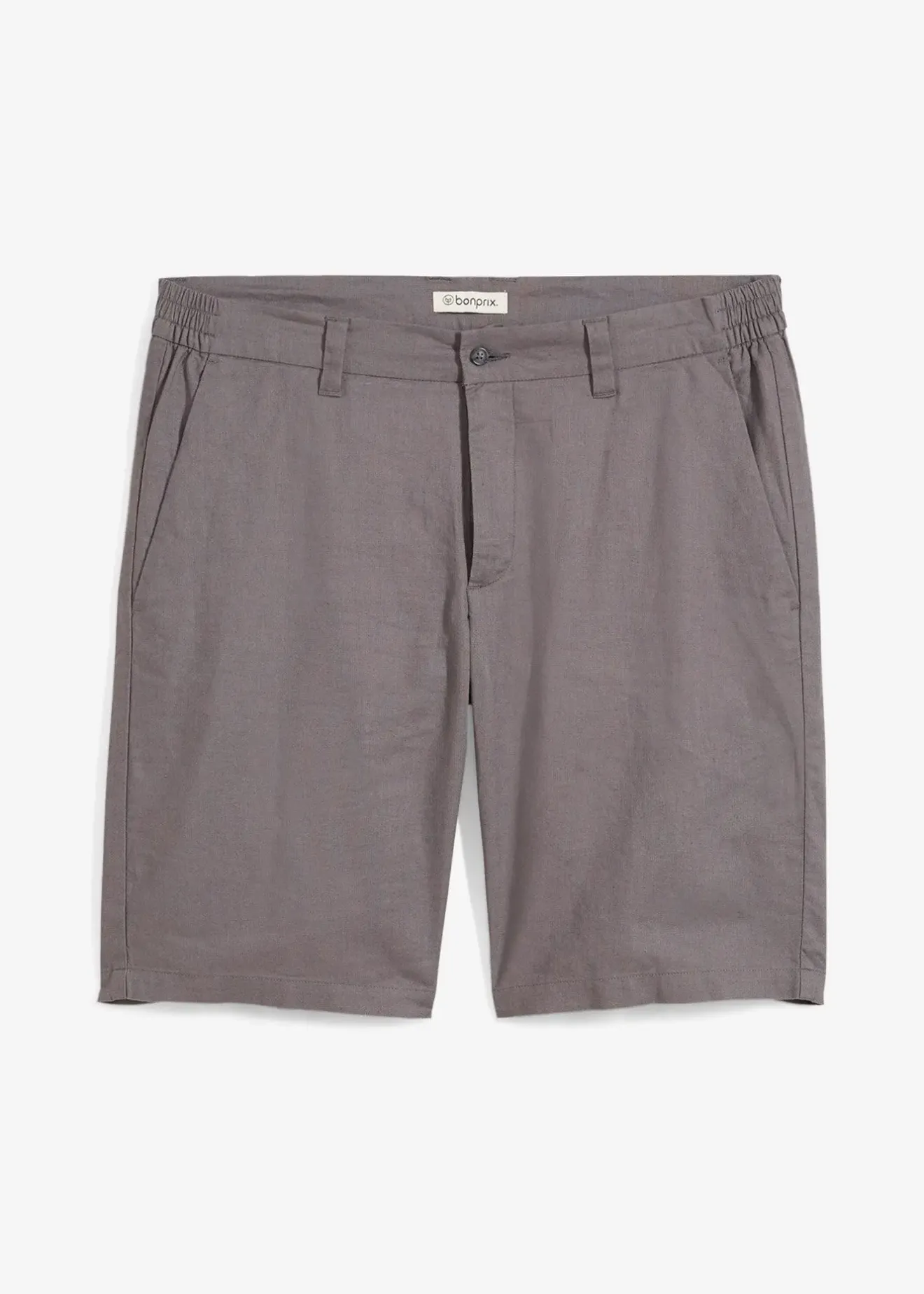 bonprix Bermuda chino en lin mélangé, Regular|Homme Shorts|Pantalons