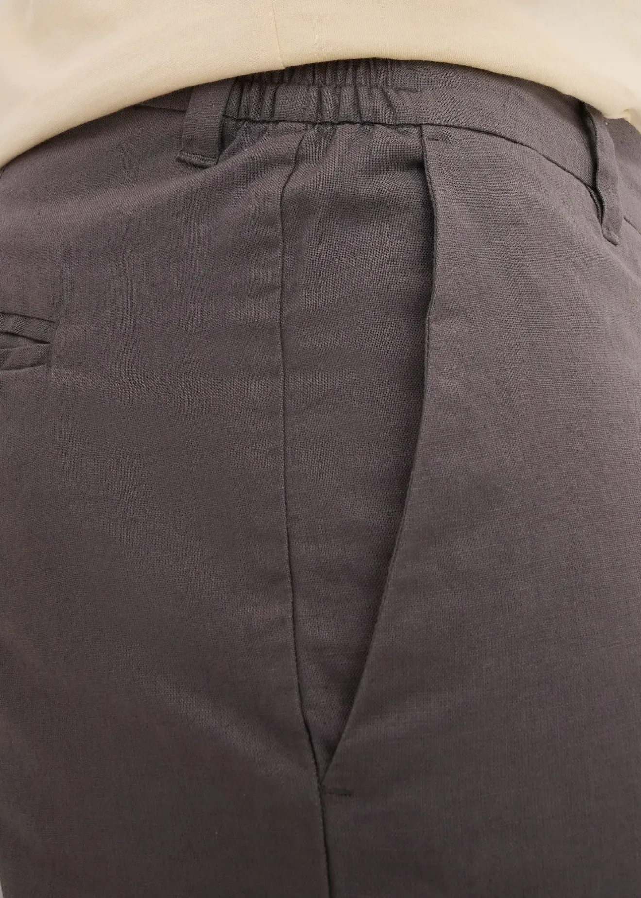 bonprix Bermuda chino en lin mélangé, Regular|Homme Shorts|Pantalons