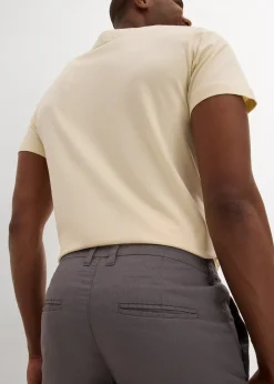 bonprix Bermuda chino en lin mélangé, Regular|Homme Shorts|Pantalons