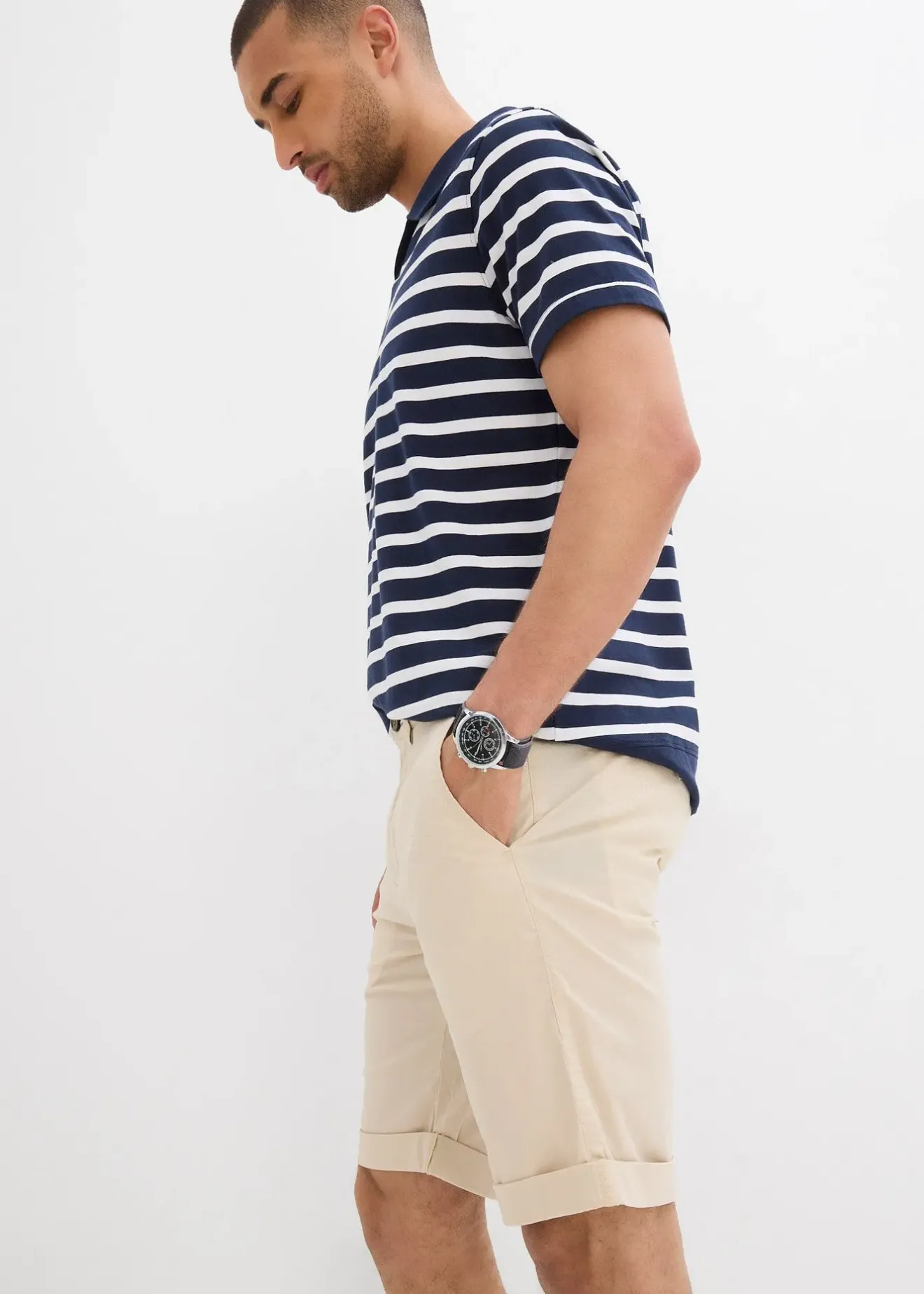 bonprix Bermuda chino, Regular|Homme Shorts|Pantalons