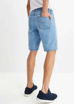 bonprix Bermuda classique en jean avec taille élastiquée|Homme Shorts|Jeans
