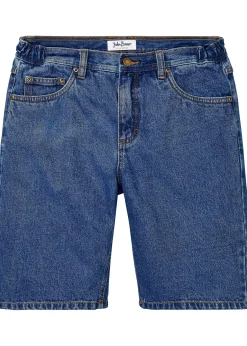 Homme bonprix Shorts|Jeans|Bermuda classique en jean avec taille élastiquée