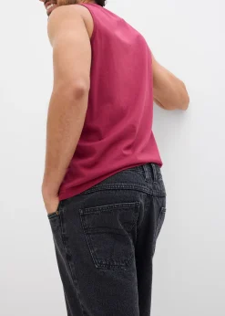 bonprix Bermuda classique en jean avec taille élastiquée|Homme Shorts|Jeans