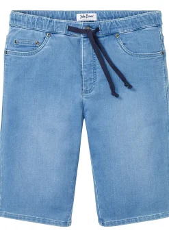 Homme bonprix Shorts|Jeans|Bermuda confortable en jean et molleton, Regular