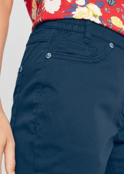 bonprix Bermuda coton avec taille confortable|Femme Shorts|Pantalons