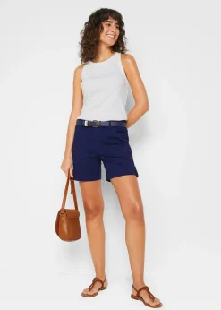 bonprix Bermuda coton avec taille élastiquée|Femme Shorts