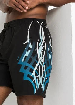 Homme bonprix Mode Plage|Shorts De Bain|Bermuda de bain à imprimé