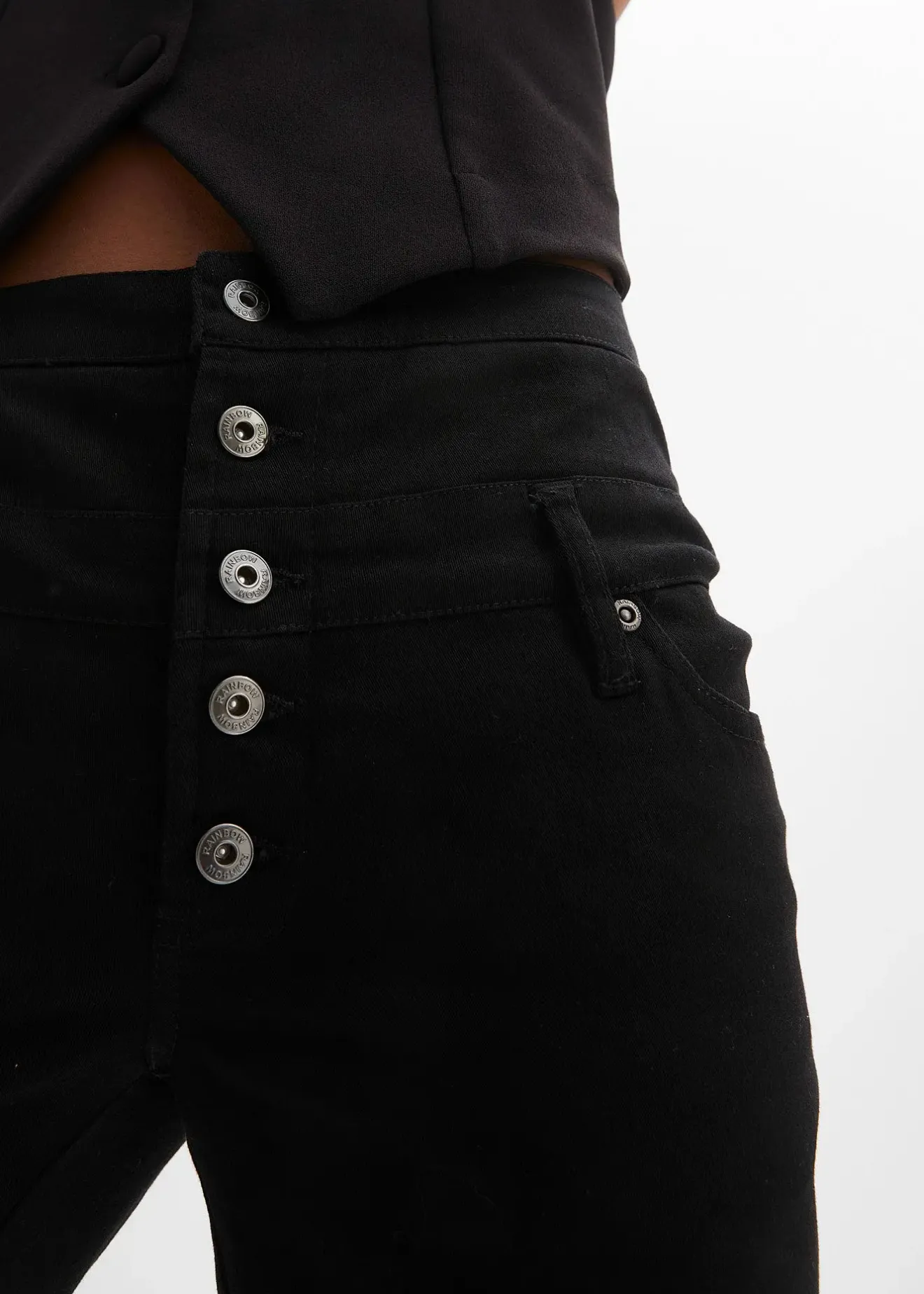 bonprix Bermuda en coton extensible|Femme Shorts|Pantalons