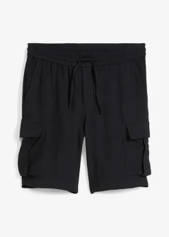 Homme bonprix Shorts|Pantalons|Bermuda en gaze de coton, regular