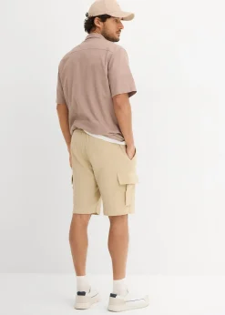 bonprix Bermuda en gaze de coton, regular|Homme Shorts|Pantalons