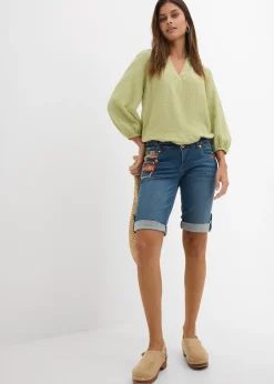 Femme bonprix Shorts|Jeans|Bermuda en jean