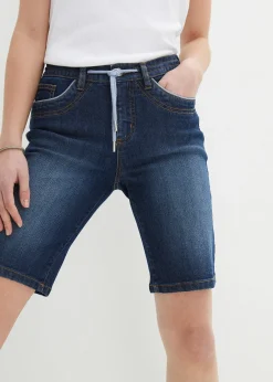 bonprix Bermuda en jean, coupe slim, taille mi-haute|Femme Shorts|Jeans