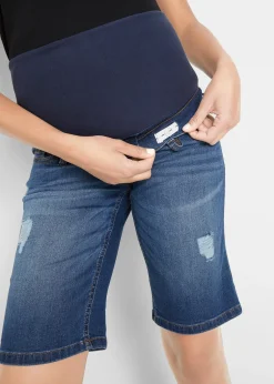 Femme bonprix Femme Enceinte|Bermuda en jean de grossesse, Regular