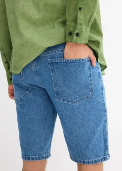 bonprix Bermuda en jean extensible, loose|Homme Shorts|Jeans