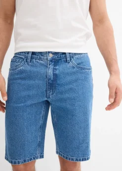 bonprix Bermuda en jean extensible, loose|Homme Shorts|Jeans