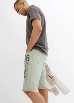 bonprix Bermuda en jean extensible, Regular|Homme Shorts|Jeans