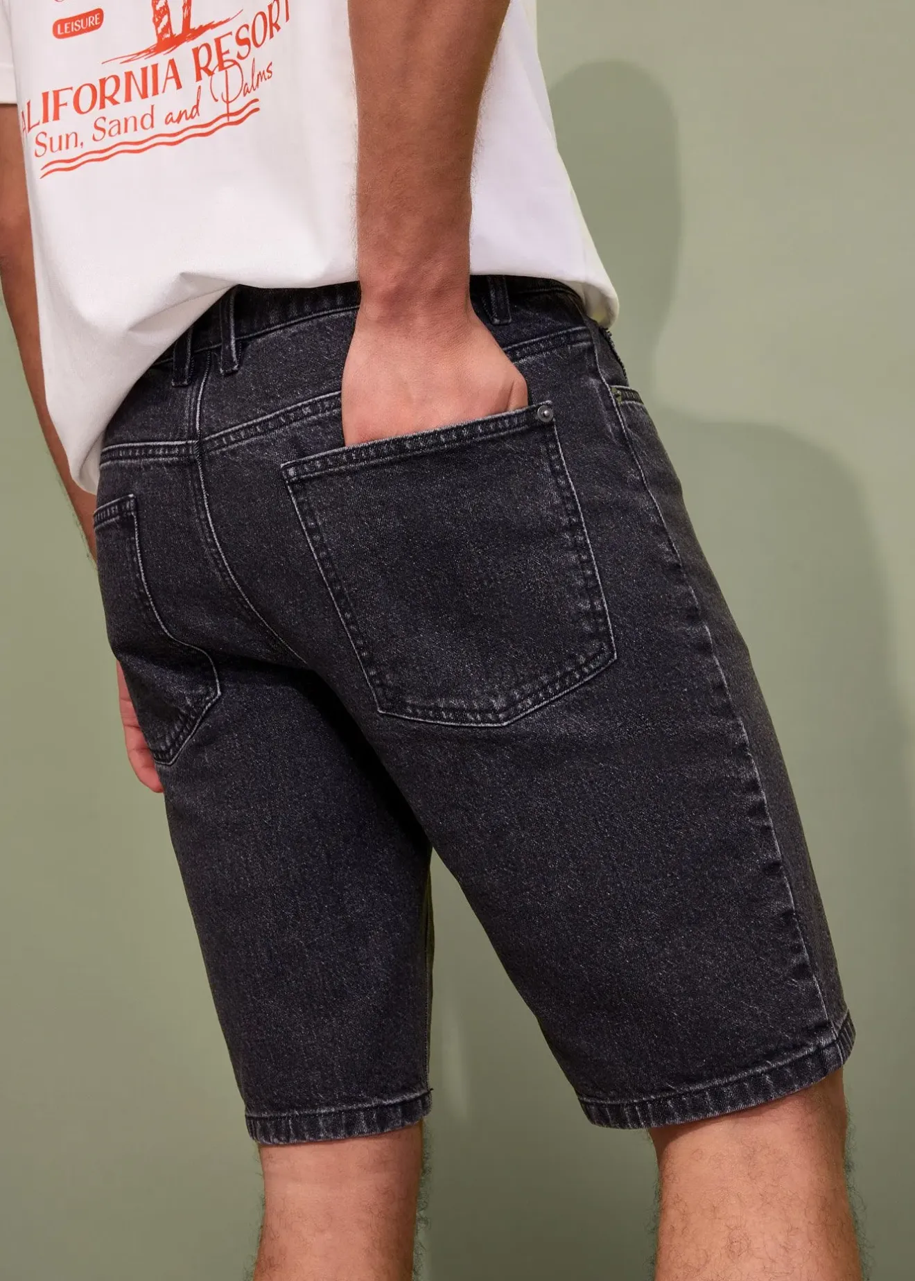 Homme bonprix Shorts|Jeans|Bermuda en jean extensible, loose