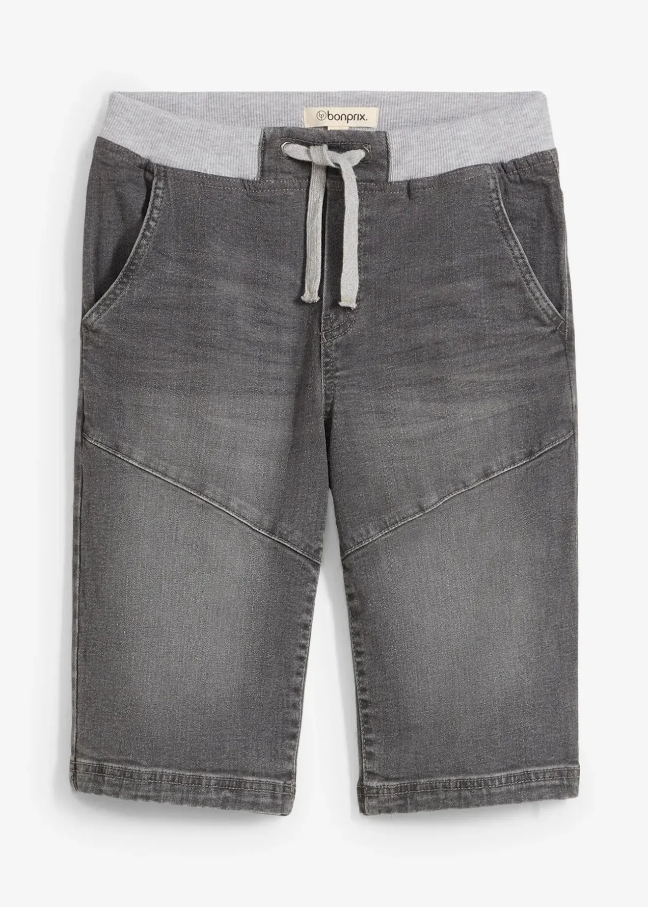 Enfant bonprix Vêtements Enfant|Garçons 9-16 Ans·Shorts|Bermuda en jean extensible à taille élastiquée, Regular