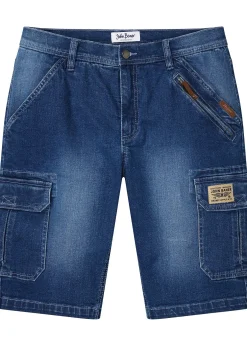 bonprix Bermuda en jean extensible, Regular|Homme Shorts|Jeans