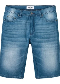 bonprix Bermuda en jean extensible avec entrejambe renforcé, regular|Homme Shorts|Jeans