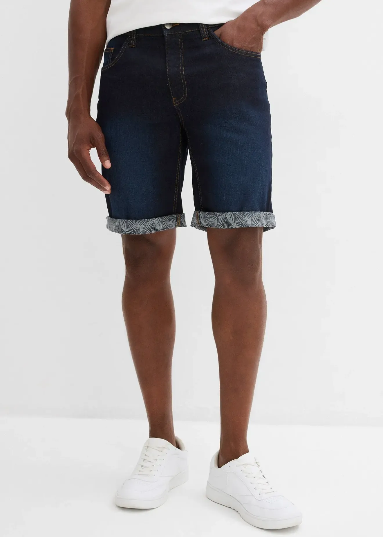 Homme bonprix Shorts|Jeans|Bermuda en jean extensible, Regular