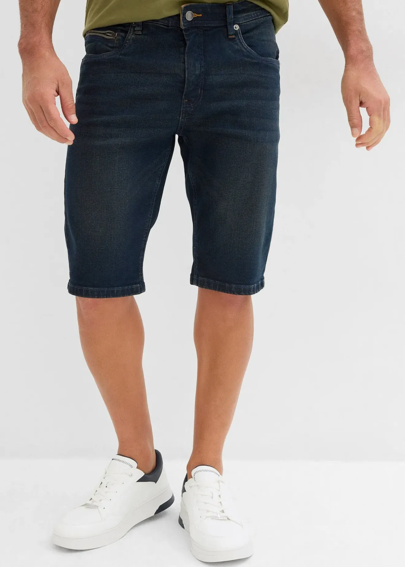 Homme bonprix Shorts|Jeans|Bermuda en jean extensible, slim
