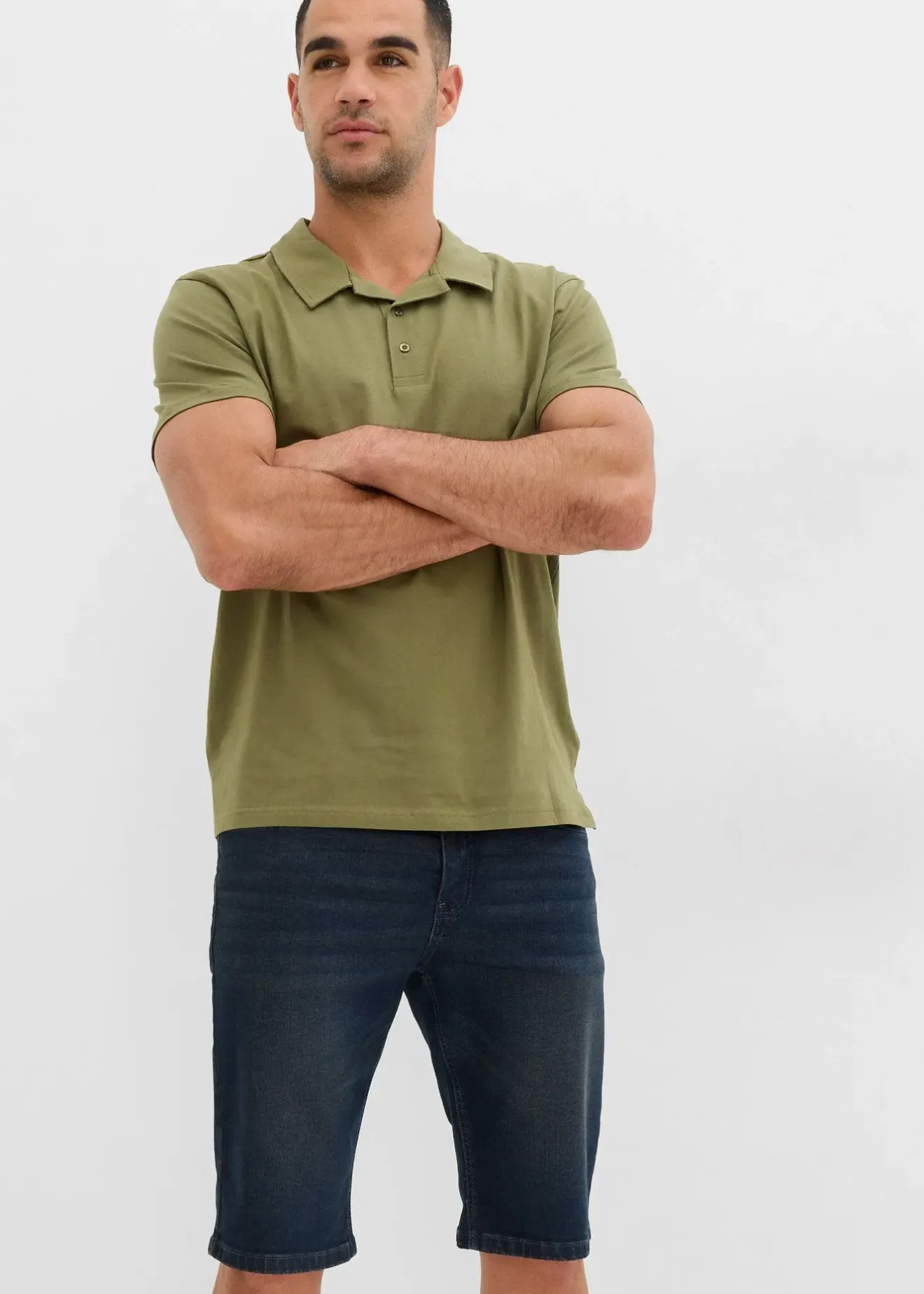 Homme bonprix Shorts|Jeans|Bermuda en jean extensible, slim