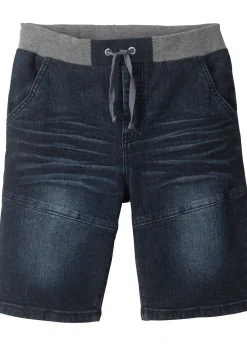 bonprix Bermuda en jean extensible à taille élastiquée, Regular|Enfant Vêtements Enfant|Garçons 9-16 Ans·Shorts