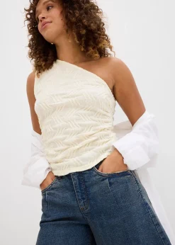 bonprix Bermuda en jean, taille mi-haute|Femme Shorts|Jeans