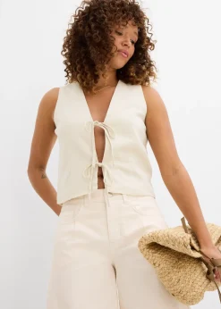 Femme bonprix Shorts|Jeans|Bermuda en jean, taille mi-haute