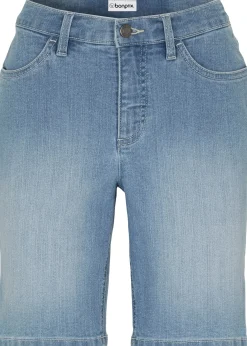 bonprix Bermuda en jean, taille mi-haute|Femme Shorts|Jeans