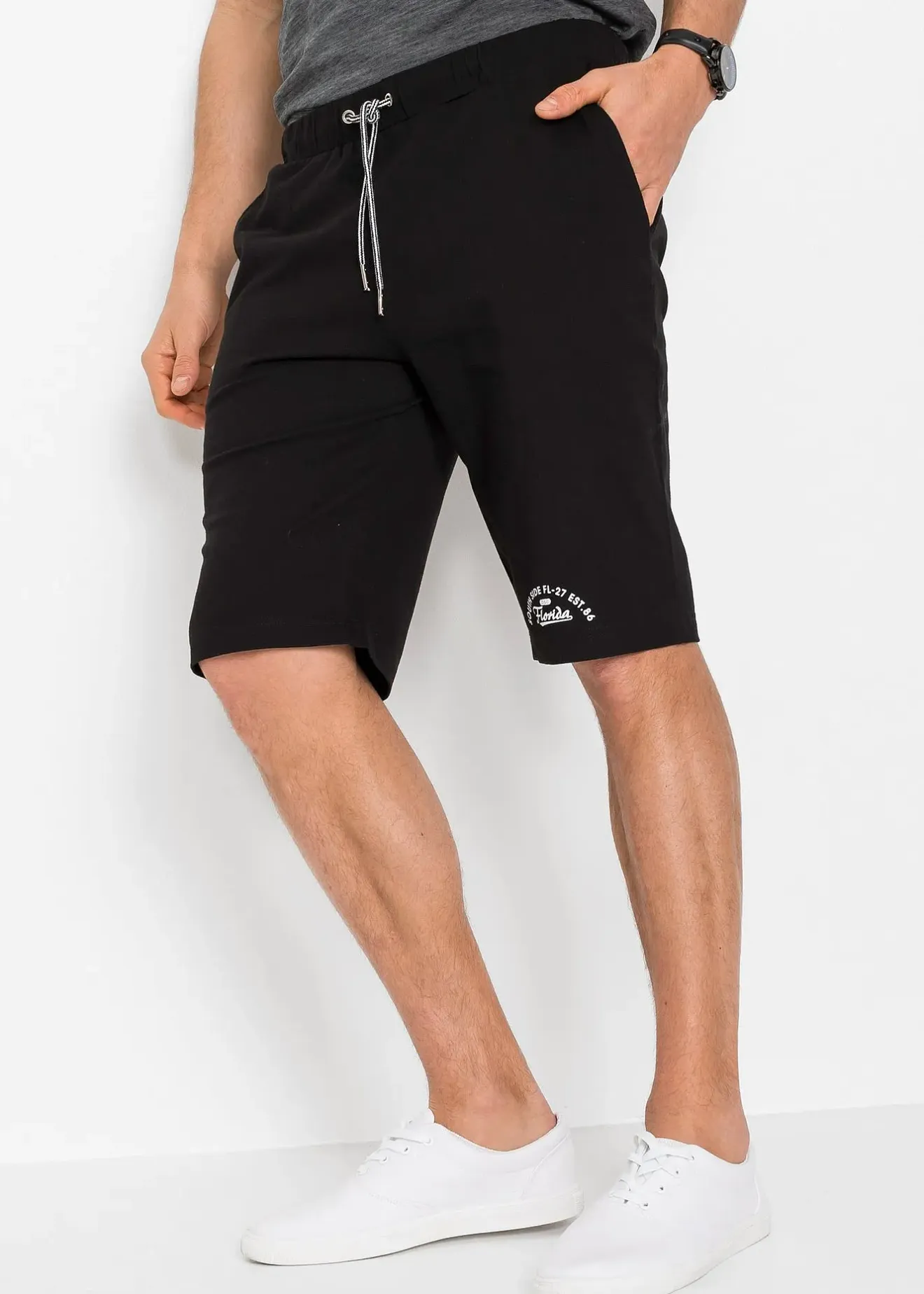 Homme bonprix Shorts|Vêtements De Sport|Bermuda en jersey 100% coton