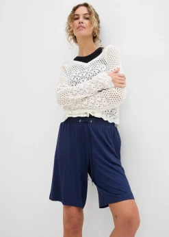 bonprix Bermuda en jersey de viscose fluide|Femme Shorts|Basiques