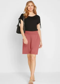 Femme bonprix Shorts|Pantalons|Bermuda en jersey viscose