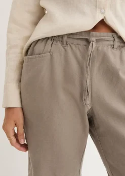 bonprix Bermuda en lin majoritaire|Femme Shorts|Pantalons