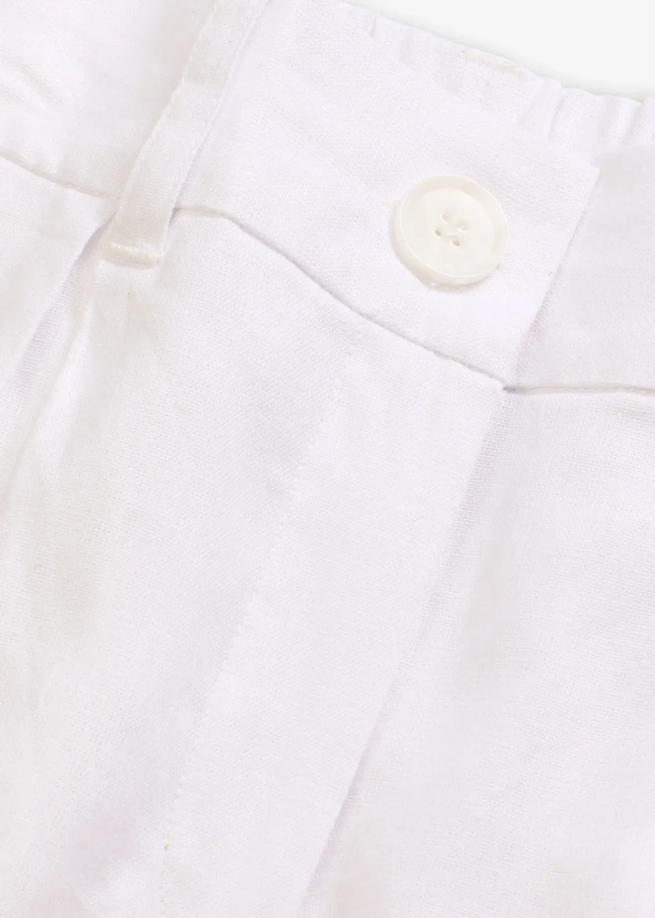 Femme bonprix Shorts|Pantalons|Bermuda en lin mélangé