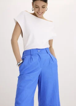 bonprix Bermuda en lin mélangé|Femme Shorts|Pantalons