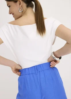 bonprix Bermuda en lin mélangé|Femme Shorts|Pantalons