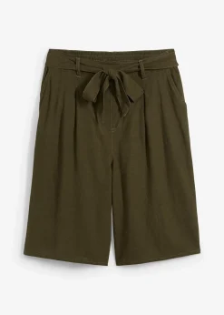 bonprix Bermuda en lin mélangé|Femme Shorts|Pantalons