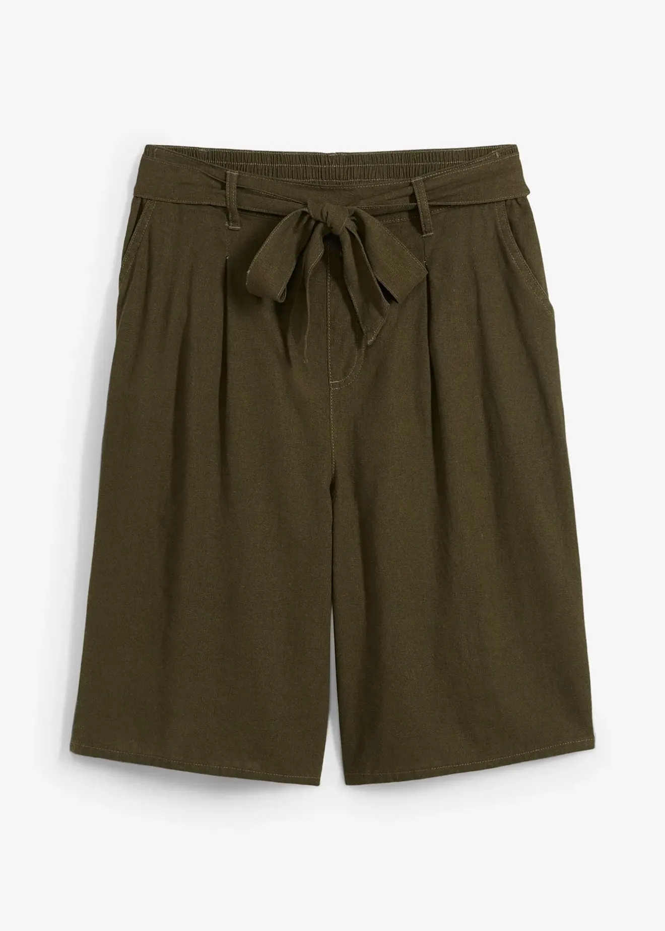 bonprix Bermuda en lin mélangé|Femme Shorts|Pantalons