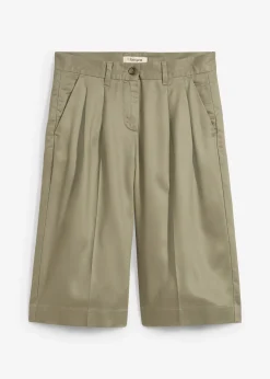 Femme bonprix Shorts|Pantalons|Bermuda en Lyocell fluide