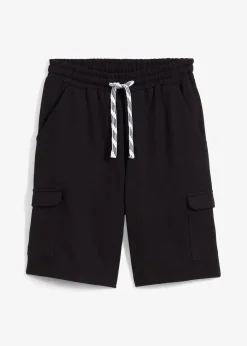Enfant bonprix Vêtements Enfant|Garçons 9-16 Ans·Shorts|Bermuda en molleton 100% coton à poches cargo