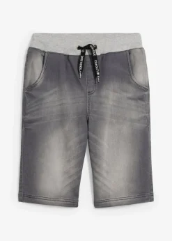 Enfant bonprix Vêtements Enfant|Garçons 9-16 Ans·Shorts|Bermuda en molleton aspect jean, Regular