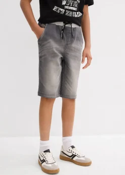 Enfant bonprix Vêtements Enfant|Garçons 9-16 Ans·Shorts|Bermuda en molleton aspect jean, Regular