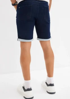 bonprix Bermuda en molleton effet jean, Regular|Homme Shorts|Jeans