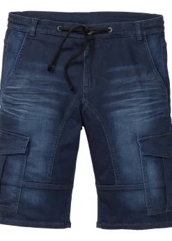 bonprix Bermuda en sweat effet jean, regular|Homme Shorts|Sweats