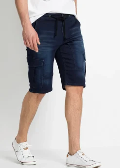 bonprix Bermuda en sweat effet jean, regular|Homme Shorts|Sweats
