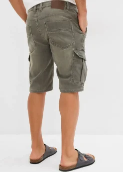 Homme bonprix Shorts|Sweats|Bermuda en sweat effet jean, regular