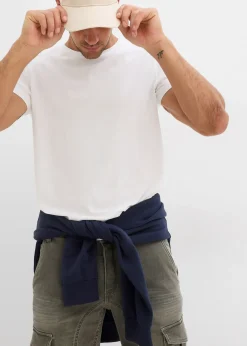 Homme bonprix Shorts|Sweats|Bermuda en sweat effet jean, regular